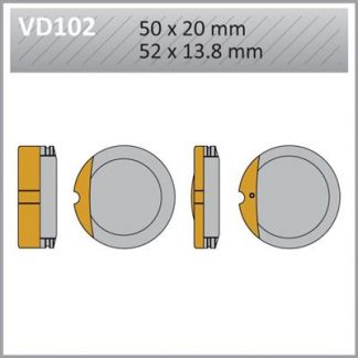 VD102 VESRAH DISC BRAKE PADS