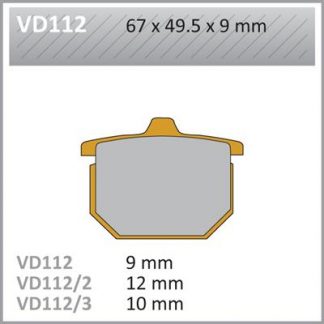 VD112 VESRAH DISC BRAKE PADS