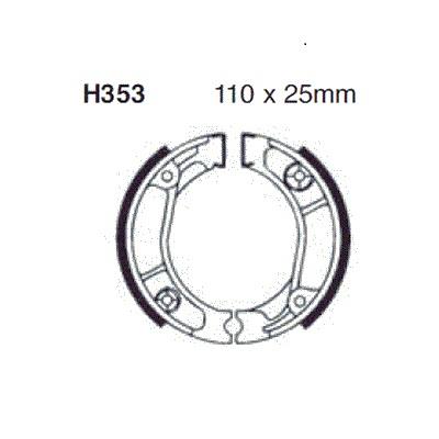 H353 EBC DRUM BRAKE SHOES
