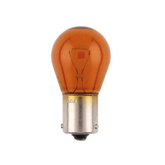 12V 21W – BA15  SCC BULB AMBER GLASS