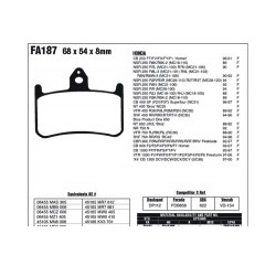 FA187HH – EBC DISC BRAKE PADS SINTERED