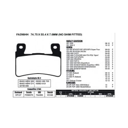 FA296HH – EBC DISC BRAKE PADS SINTERED