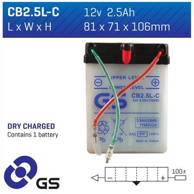 CB2.5LC GS BATTERY