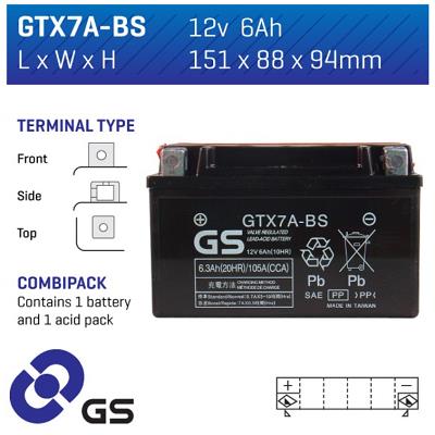 GTX7ABS GS BATTERY