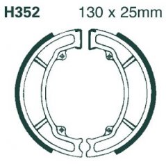 H352 EBC DRUM BRAKE SHOES