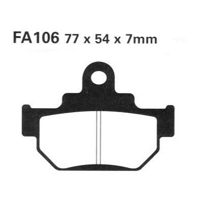 FA106TT – EBC DISC BRAKE PADS TOUT TERRAIN
