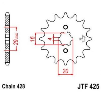 425-15 FRONT SPROCKET