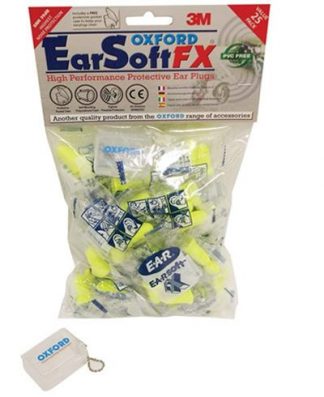 OXFORD EAR SOFT FX EAR PLUGS – PACK OF 25