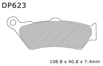 RDP623 – DUNLOPAD RDP – X RACE RACING DISC BRAKE PADS