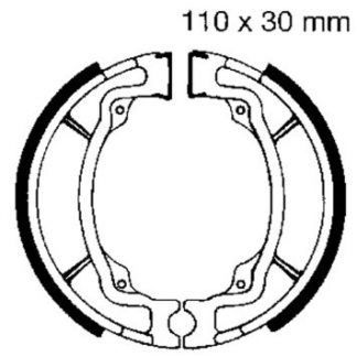 603 EBC DRUM BRAKE SHOES