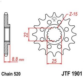 1901-14 FRONT SPROKET