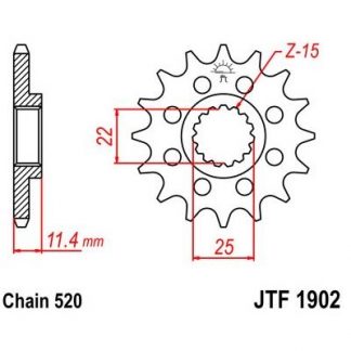 1902-14 FRONT SPROCKET