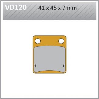VD120 VESRAH DISC BRAKE PADS
