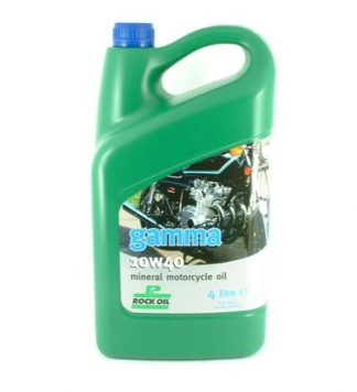 ROCK OIL –  GAMMA 10/40W MINERAL OIL FOUR LITRE
