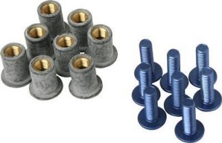 SCREEN SCREW KIT – BLUE – GEAR GREMLIN