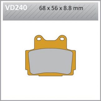 VD240 VESRAH DISC BRAKE PADS