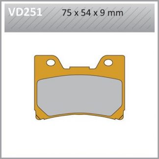 VD251 VESRAH DISC BRAKE PADS