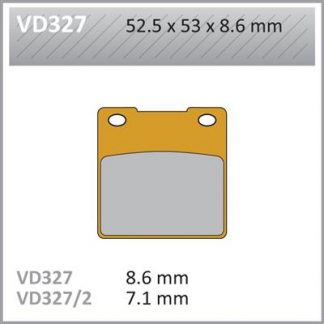 VD327 VESRAH DISC BRAKE PADS