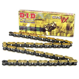 525-108L X-RING GOLD AND BLACK DID DRIVE CHAIN