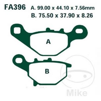 FA396HH – EBC SINTERED DISC BRAKE PADS