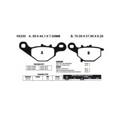FA230TT – EBC DISC BRAKE PADS TOUT TERRAIN