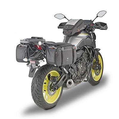 AH202 EXPANDABLE SIDE BAGS (16-25 LITRES) DARK GREY ALPHA RANGE