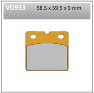 VD933 VESRAH DISC BRAKE PADS