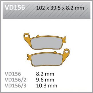 VD156/2 VESRAH DISC BRAKE PADS
