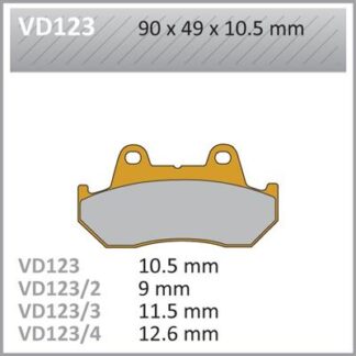 VD123 VESRAH DISC BRAKE PADS