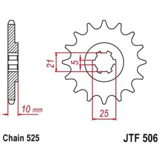506-14 FRONT SPROCKET