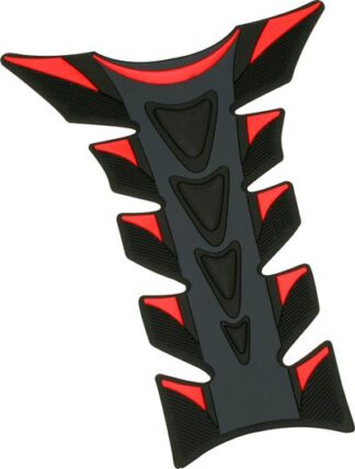 RUBBER TANK PAD – BLACK AND RED – GEAR GREMLIN