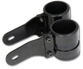 STEALTH HEADLAMP BRACKETS IN BLACK 47-49 MM