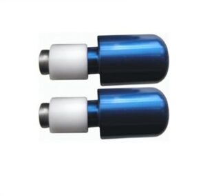 RENNTEC HANDLEBAR END WEIGHTS – BLUE