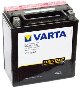 YTX16BS BATTERY VARTA