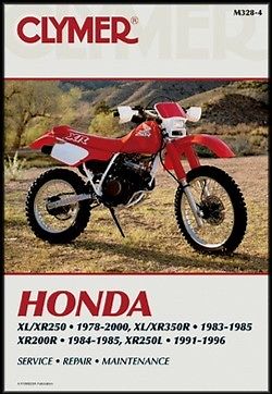 CLYMER MANUAL – XL250 / XL350 / XR250 / XR350