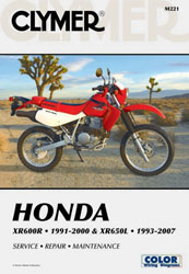 CLYMER MANUAL – XR600 / XR650L 1991 – 2000
