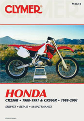CLYMER MANUAL – CR250R 1986 – 1991 / CR500R 1988 – 2001