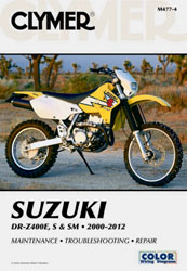 CLYMER MANUAL – DRZ400E/S/SM 2000 – 2008