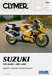 CLYMER MANUAL – GSX-R600 2001 – 2005