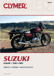 CLYMER MANUAL – SUZUKI GS650 1981 – 1983
