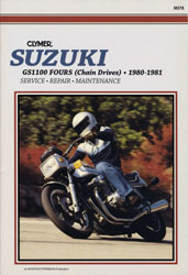 CLYMER MANUAL –  GS1100E/L CHAIN 1980 – 1981
