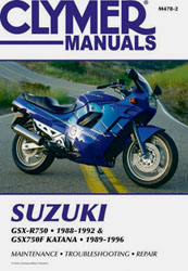 CLYMER MANUAL – GSXR750 1988-92 GSX750F 89-96