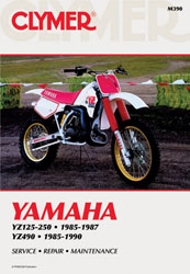 CLYMER MANUAL – YZ125-490 1986 – 1990