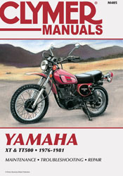 CLYMER MANUAL –  XT500 & TT500 1976 – 1981