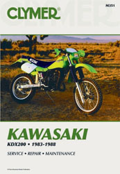 CLYMER MANUAL – KDX200 1983 – 1988