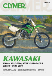 CLYMER MANUAL – KX80 1991 – 2000/KX85 2001 – 2010/KX100 1989 – 2009