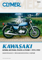CLYMER MANUAL – KZ400/440,EN450/500 1974 – 1995