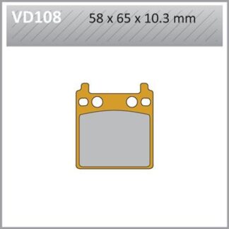 VD108 VESRAH DISC BRAKE PADS