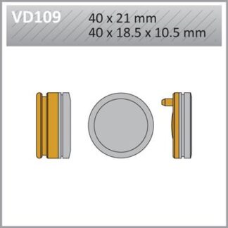 VD109 VESRAH DISC BRAKE PADS