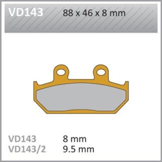 VD143 VESRAH DISC BRAKE PADS